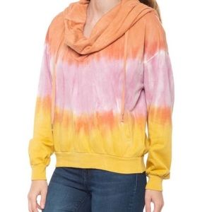 Young, Fabulous and Broke piper hoodie in tie dye XS.